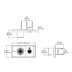 Kohler K-26345T-9-BL Anthem 恆溫淋浴控制面板 霧黑
